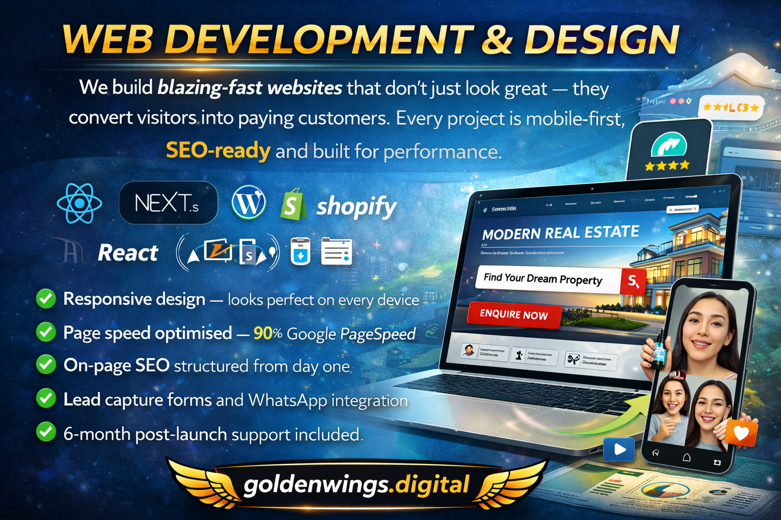 Web Development by Golden Wings